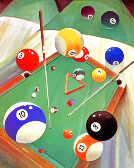8 Ball Pool Painting By Numberss.png