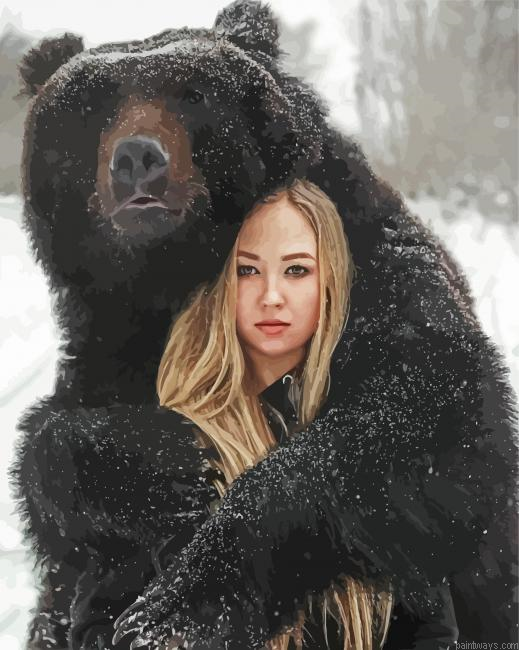 A Bear Hugging Woman Painting By Numberss.png