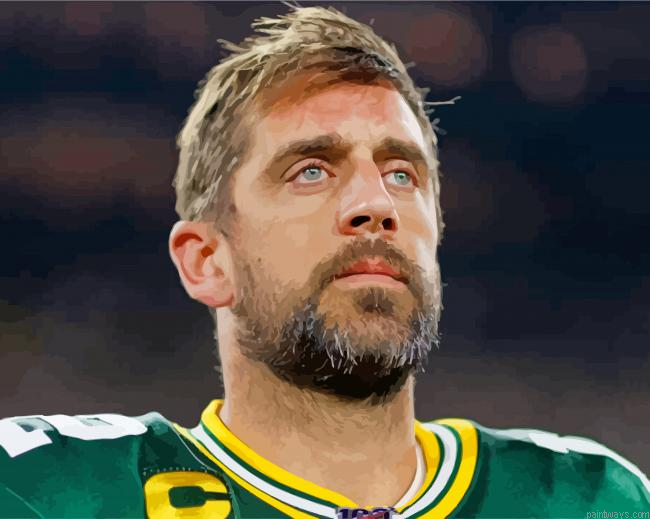 Aaron Rodgers Player Painting By Numberss.png