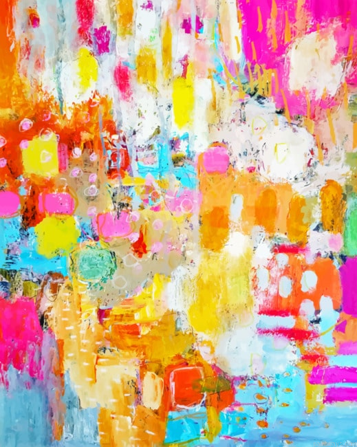 Abstract Art Colorful Painting By Numberss.png