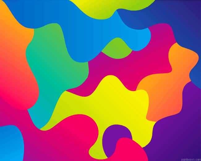 Abstract Colorful Painting By Numberss.png