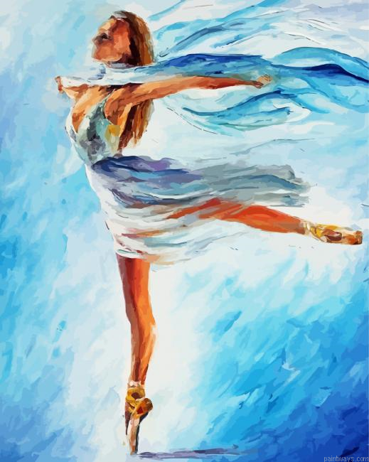 Abstract Dancer Painting By Numberss.png