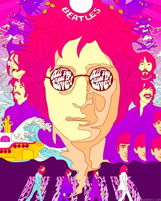 Abstract John Lennon New Painting By Numbers.png