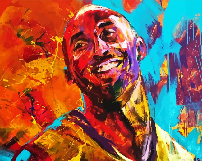 Abstract Kobe Bryant Painting By Numberss.png