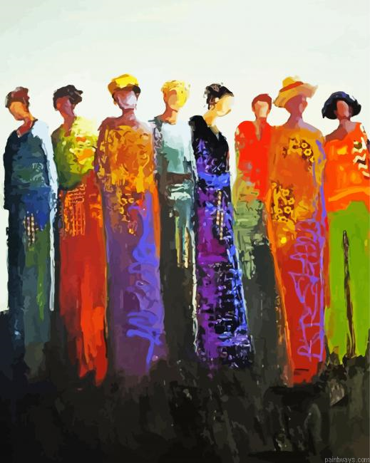 Abstract Women Painting By Numberss.png