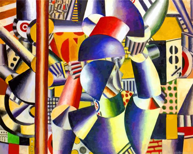 Acrobats In The Circus Painting By Numberss.png