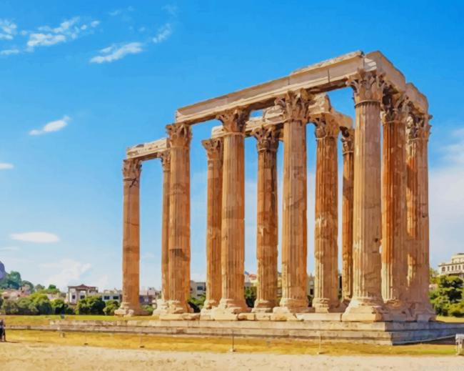 Acropolis Of Athens Greece New Painting By Numberss.png