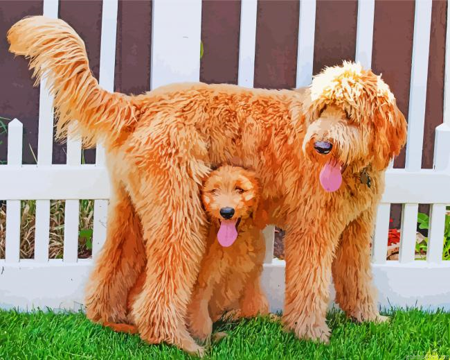 Adorable Goldendoodle Dogs Painting By Numberss.png