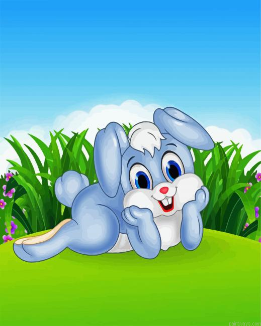 Adorable Rabbit Painting By Numberss.png