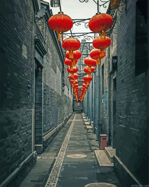 Aesthetic Alley In China Painting By Numberss.png