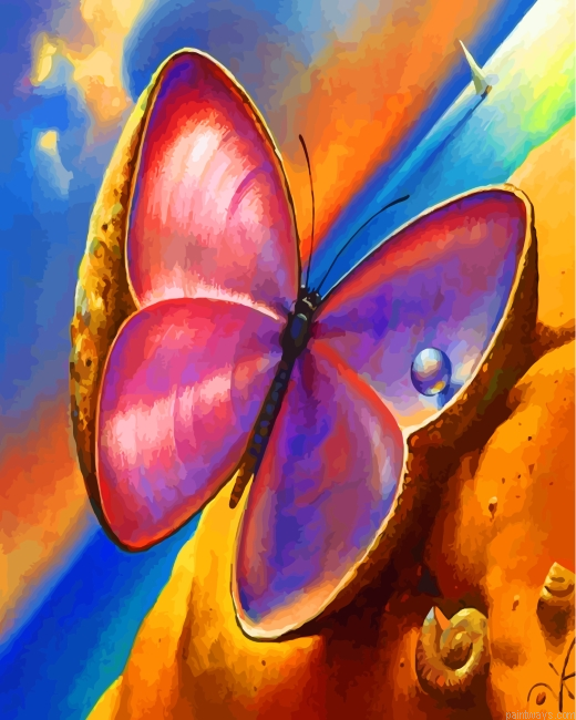 Aesthetic Butterfly Painting By Numbers.png