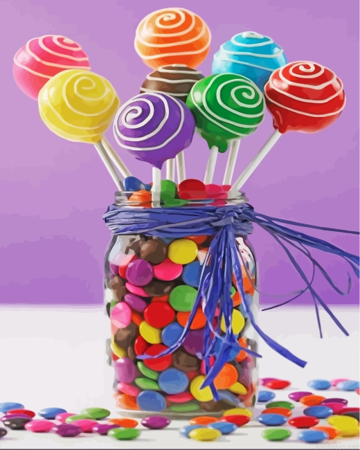 Aesthetic Candies Painting By Numbers.png