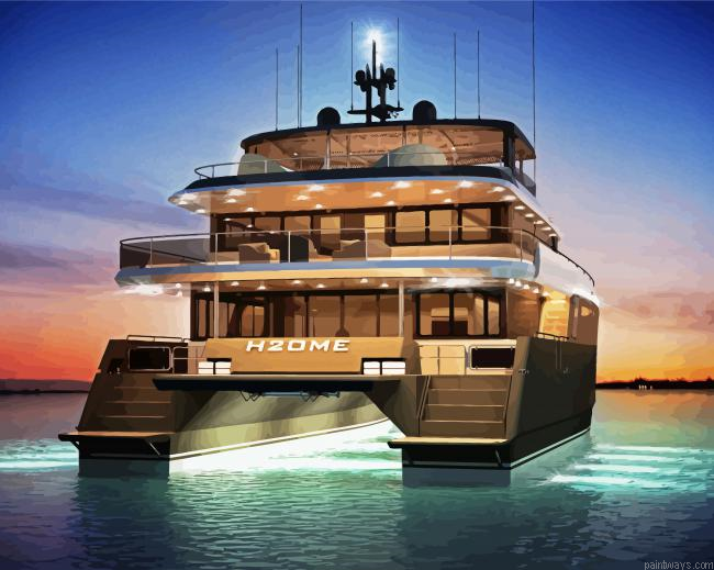 Aesthetic Catamaran Painting By Numberss.png