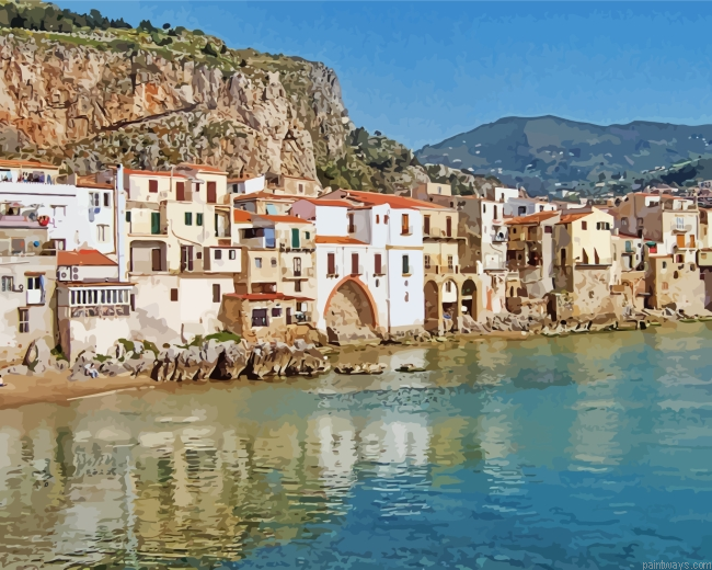 Aesthetic Cefalu Painting By Numbers.png