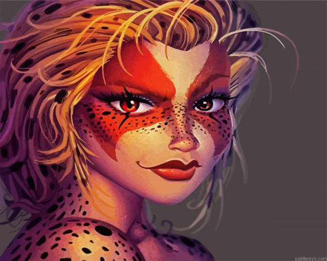 Aesthetic Cheetara Painting By Numberss.png
