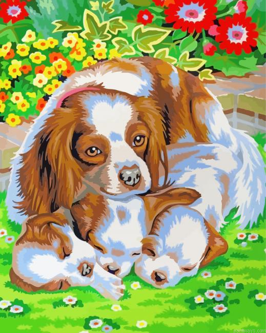 Aesthetic Dogs Painting By Numbers.png