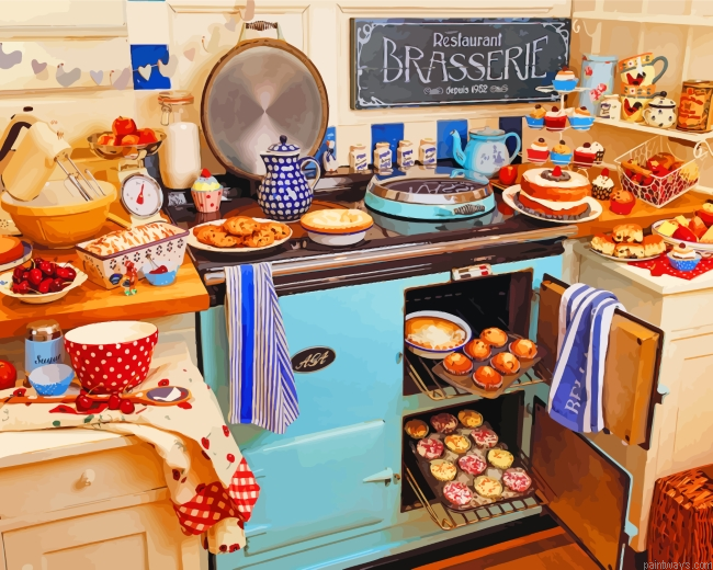 Aesthetic Kitchen Painting By Numbers.png
