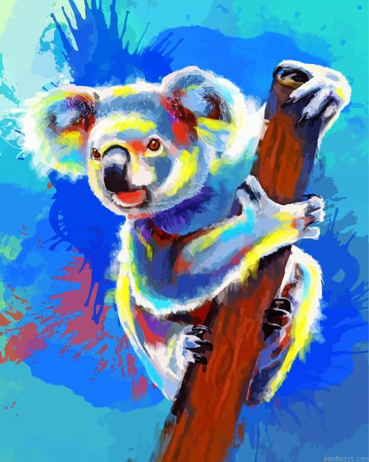 Aesthetic Koala Painting By Numbers.png