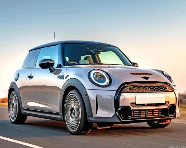 Aesthetic Mini Cooper Painting By Numberss.png