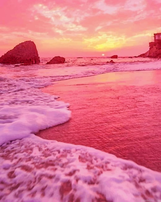 Aesthetic Pink New Painting By Numberss.png