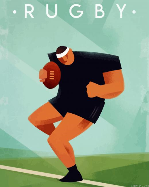 Aesthetic Rugby Sport Painting By Numberss.png