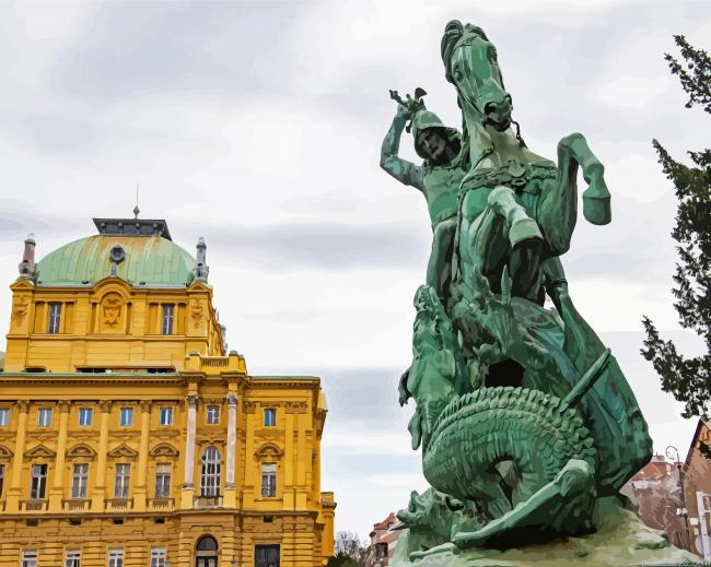 Aesthetic Statue Painting By Numberss.png