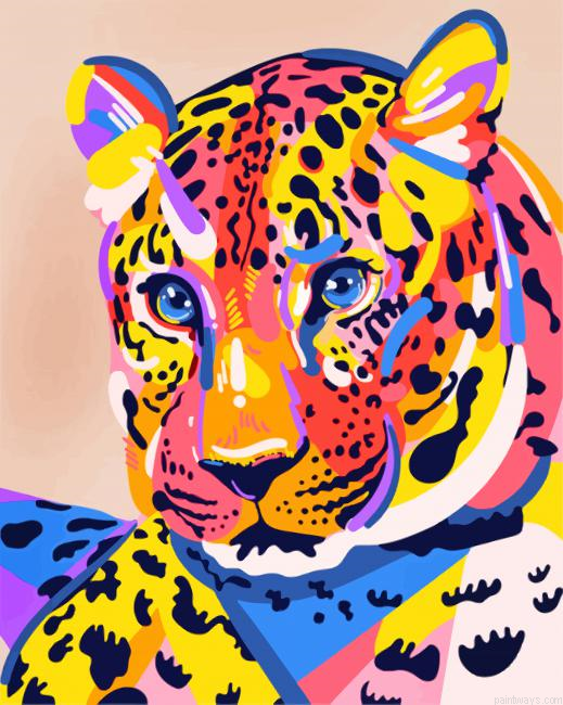 Aesthetic Tiger Painting By Numbers.png