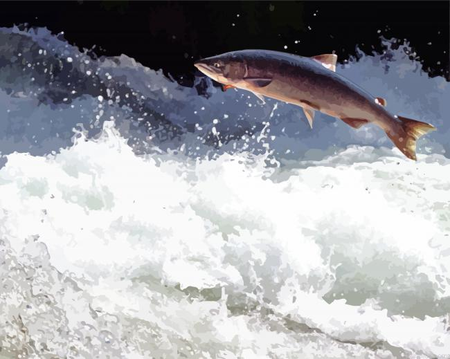 Aesthetic Trout Stream Painting By Numberss.png