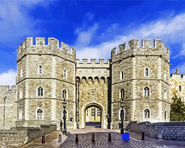 Aesthetic Windsor Castle Painting By Numberss.png