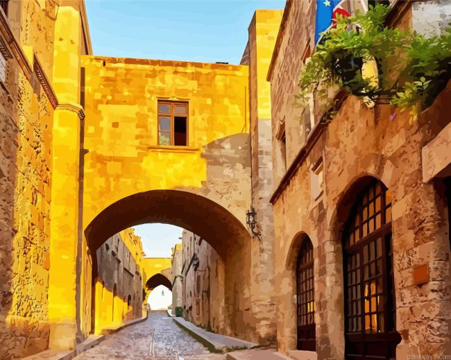 Aesthetics Rhodes Streets Painting By Numberss.png