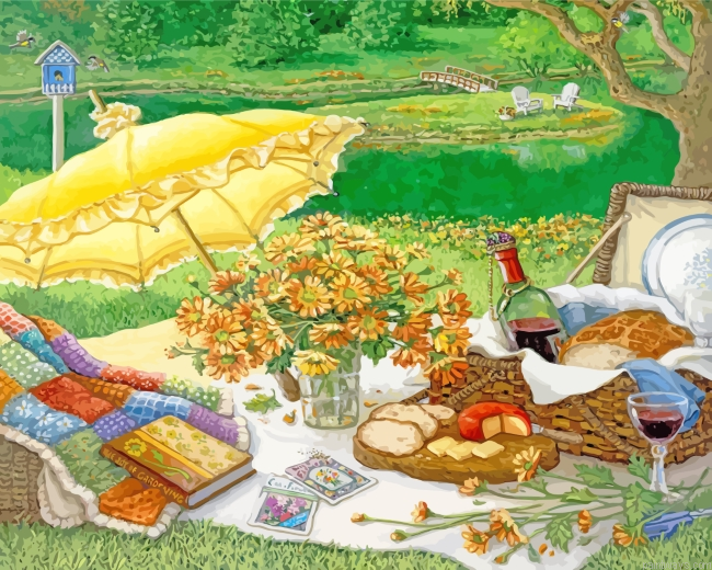 Afternoon Picnic Painting By Numberss.png