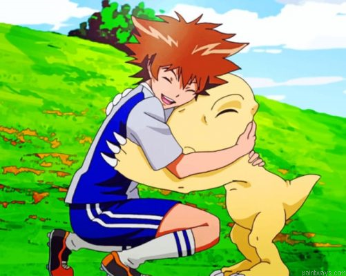 Agumon Digimon Painting By Numbers.png
