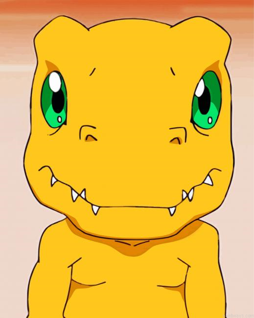 Agumon Painting By Numbers.png