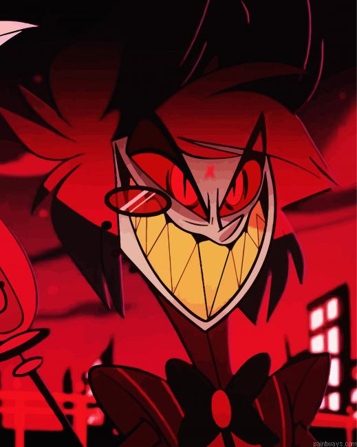 Alastor Scary Face Painting By Numberss.png