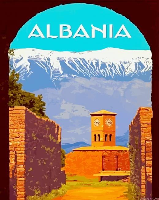 Albania Poster Painting By Numberss.png