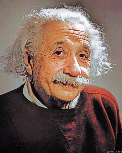Albert Einstein Theoretical Physicist Painting By Numberss.png