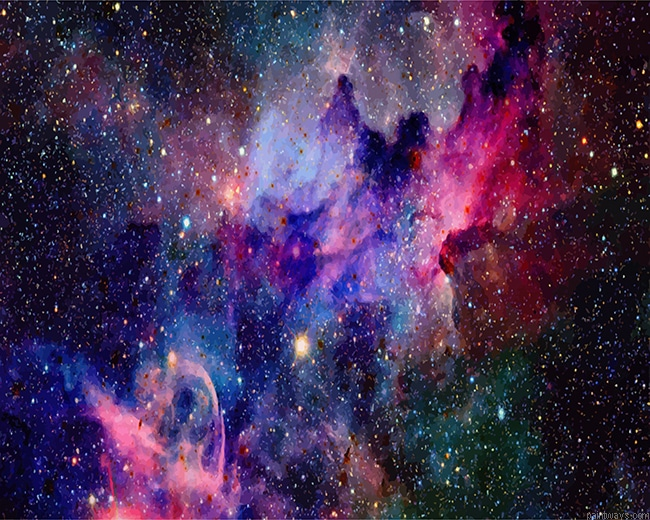 Amazing Colorful Galaxy New Painting By Numberss.png