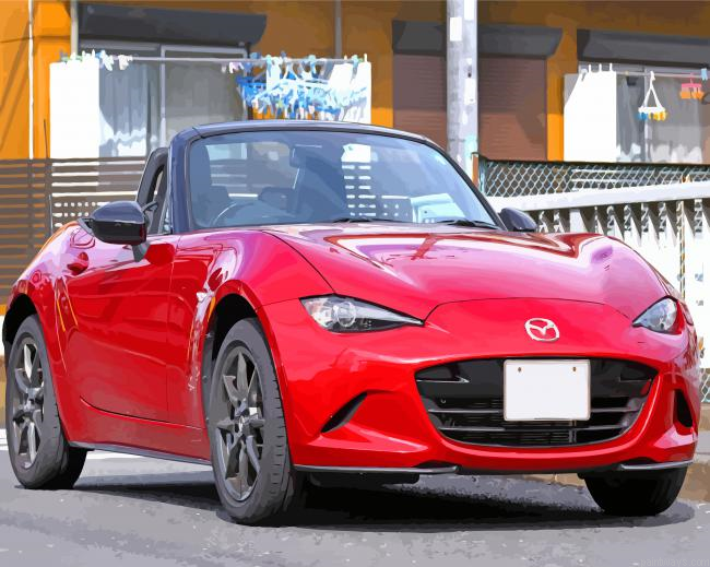 Amazing Mx5 Car Painting By Numberss.png