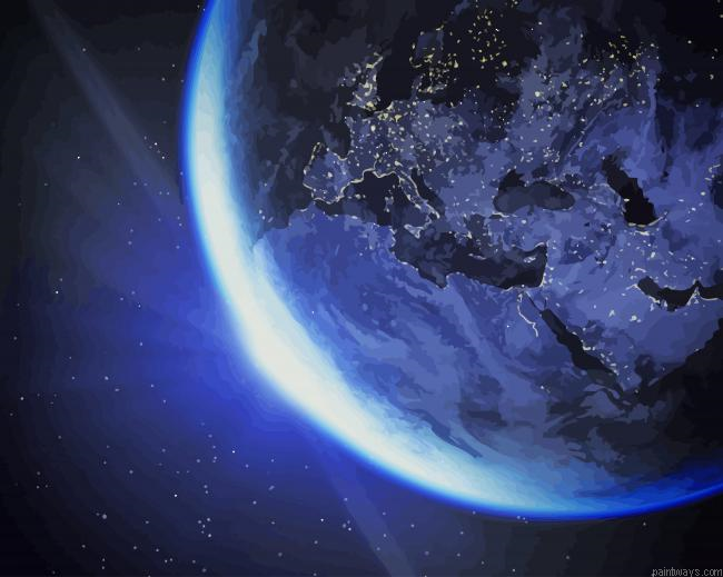 Amazing View Outer Space New Painting By Numberss.png