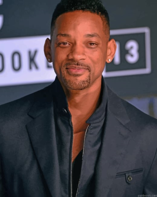 American Actor Will Smith Painting By Numbers.png