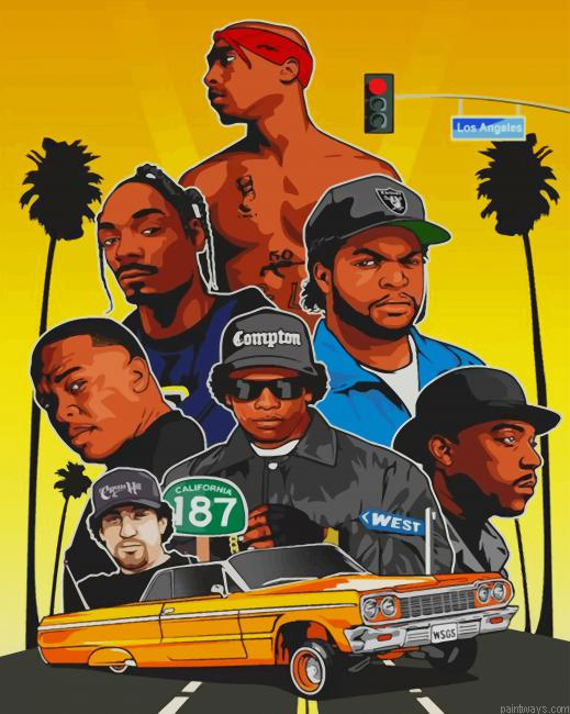 American Famous Rappers New Painting By Numberss.png