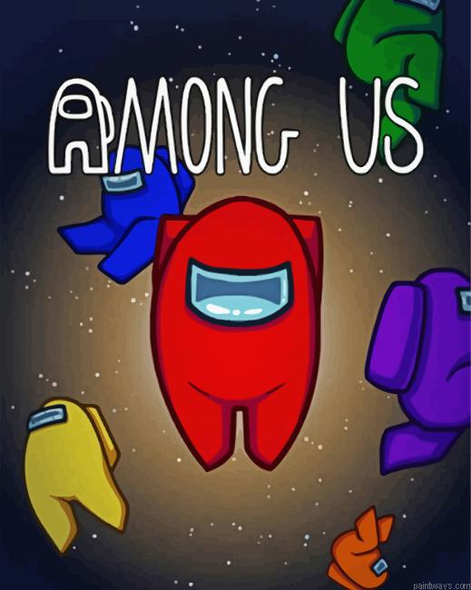 Among Us Poster Painting By Numberss.png