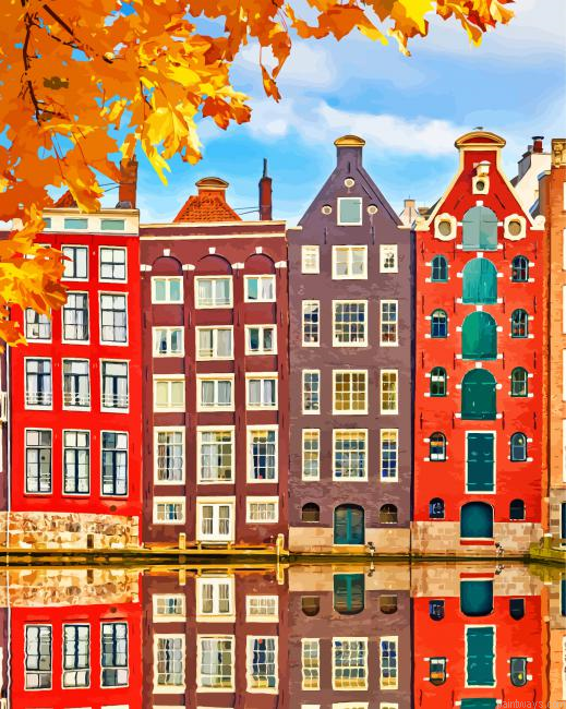 Amsterdam Buildings Painting By Numbers.png