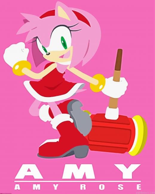Amy Rose Painting By Numberss.png