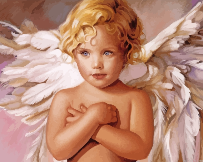 Angel Boy Painting By Numbers.png