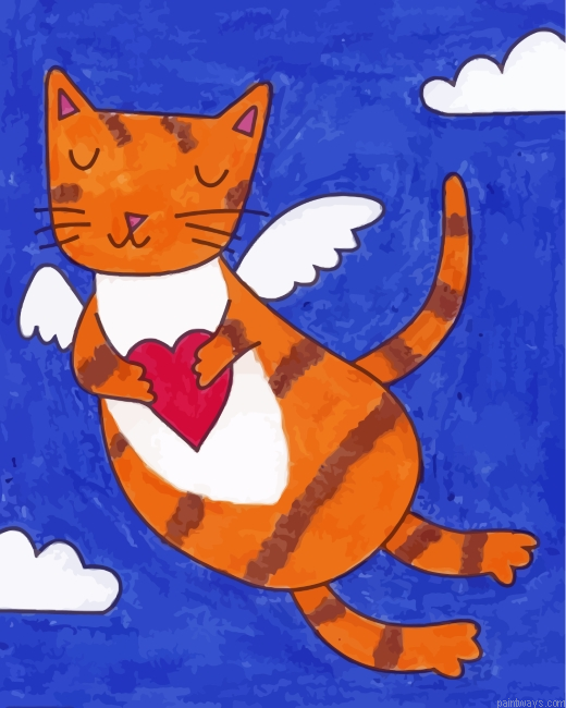 Angel Cat Painting By Numbers.png