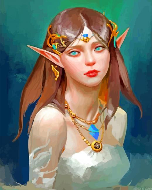 Angel Elve Painting By Numberss.png