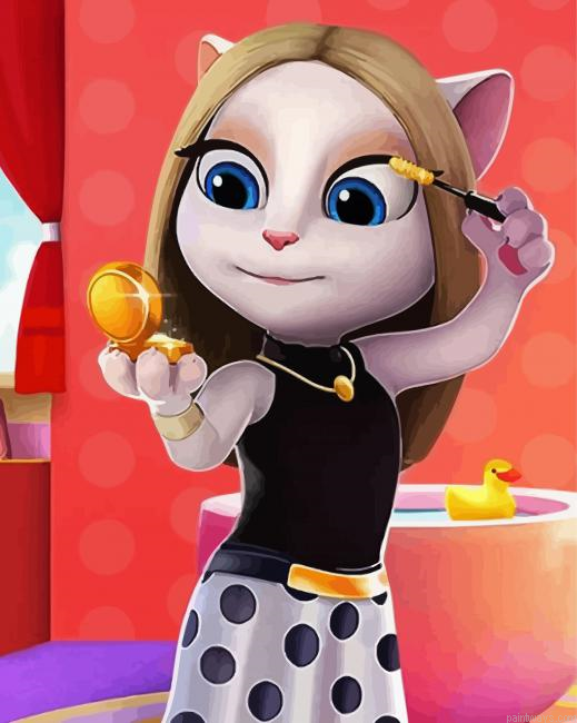Angela Doing Makeup Painting By Numberss.png