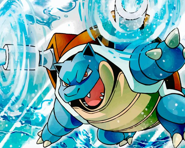 Angry Blastoise Painting By Numberss.png
