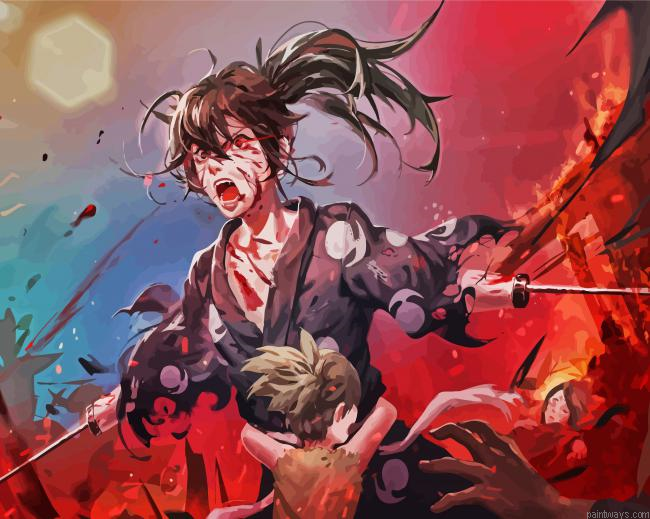 Angry Hyakkimaru Painting By Numberss.png